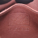 Coach Shoulder Bag Leather Brown Gold Auth 201699A-16