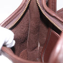 Coach Shoulder Bag Leather Brown Gold Auth 201699A-19