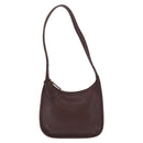 Coach Shoulder Bag Leather Brown Gold Auth 201699A-2