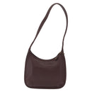 Coach Shoulder Bag Leather Brown Gold Auth 201699A-3