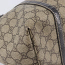 GUCCI GG Supreme Tote Bag PVC Beige Gold 197953 Auth 201705-12