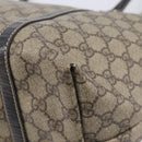 GUCCI GG Supreme Tote Bag PVC Beige Gold 197953 Auth 201705-13