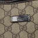 GUCCI GG Supreme Tote Bag PVC Beige Gold 197953 Auth 201705-18