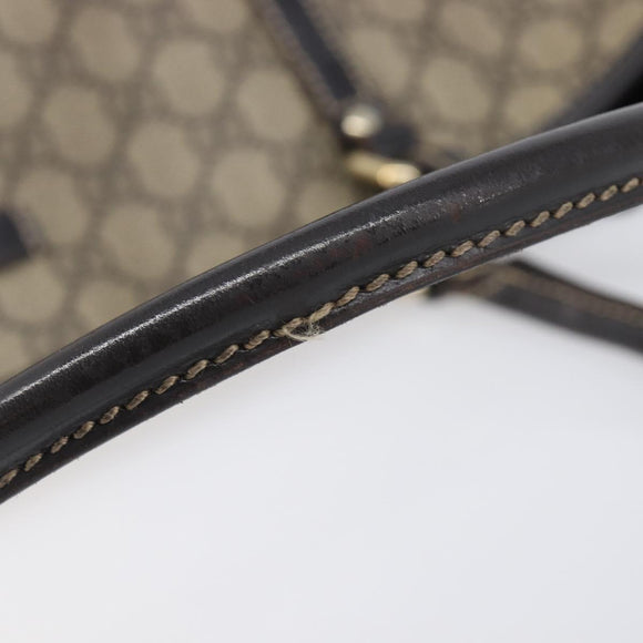 GUCCI GG Supreme Tote Bag PVC Beige Gold 197953 Auth 201705