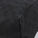 GUCCI GG Canvas Tote Bag Nylon Black 282439 Auth 201707-12