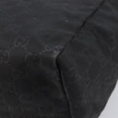 GUCCI GG Canvas Tote Bag Nylon Black 282439 Auth 201707-14