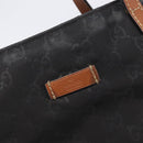 GUCCI GG Canvas Tote Bag Nylon Black 282439 Auth 201707-18