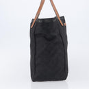 GUCCI GG Canvas Tote Bag Nylon Black 282439 Auth 201707-5