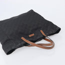 GUCCI GG Canvas Tote Bag Nylon Black 282439 Auth 201707-6