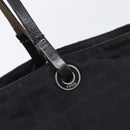 FENDI Zucca Canvas Hand Bag Black Silver Auth 201709-14