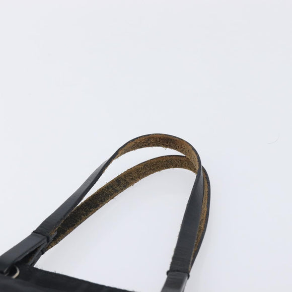 FENDI Zucca Canvas Hand Bag Black Silver Auth 201709