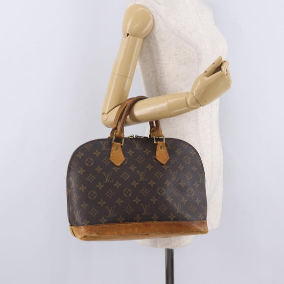 LOUIS VUITTON Monogram Alma Hand Bag M51130 LV Auth 201720
