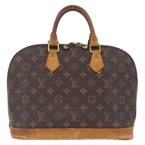 LOUIS VUITTON Monogram Alma Hand Bag M51130 LV Auth 201720
