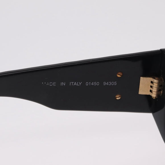 CHANEL Sunglasses metal Black CC Auth 201729M