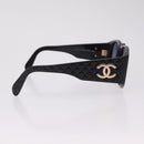 CHANEL Sunglasses metal Black CC Auth 201729M-6