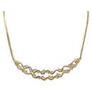 GIVENCHY Necklace metal Gold Auth 201734M-1