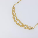 GIVENCHY Necklace metal Gold Auth 201734M-13