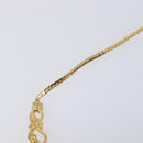 GIVENCHY Necklace metal Gold Auth 201734M-14