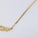 GIVENCHY Necklace metal Gold Auth 201734M-21
