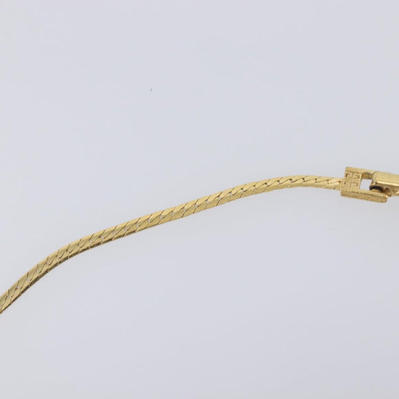 GIVENCHY Necklace metal Gold Auth 201734M
