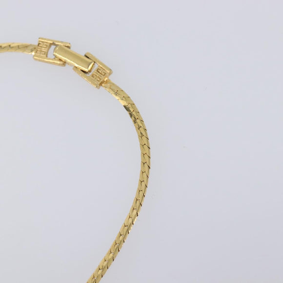 GIVENCHY Necklace metal Gold Auth 201734M