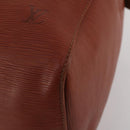 LOUIS VUITTON Epi Keepall 50 Boston Bag Brown M42968 LV Auth 201880-12