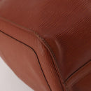 LOUIS VUITTON Epi Keepall 50 Boston Bag Brown M42968 LV Auth 201880-13