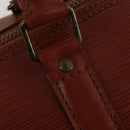 LOUIS VUITTON Epi Keepall 50 Boston Bag Brown M42968 LV Auth 201880-14