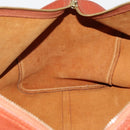 LOUIS VUITTON Epi Keepall 50 Boston Bag Brown M42968 LV Auth 201880-21