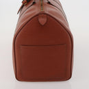 LOUIS VUITTON Epi Keepall 50 Boston Bag Brown M42968 LV Auth 201880-4