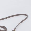 Miu Miu Matelasse Hand Bag Leather 2way Gray Gold Auth 201882V-10