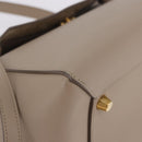 CELINE Belt Bag Hand Bag Leather Beige Gold Auth 201889V-12