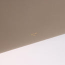 CELINE Belt Bag Hand Bag Leather Beige Gold Auth 201889V-16