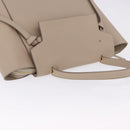 CELINE Belt Bag Hand Bag Leather Beige Gold Auth 201889V-7