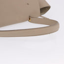 CELINE Belt Bag Hand Bag Leather Beige Gold Auth 201889V-8