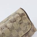 GUCCI GG Crystal Histeria Bag Coated Canvas Beige Gold 208710 Auth 201897-15
