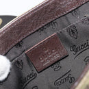 GUCCI GG Crystal Histeria Bag Coated Canvas Beige Gold 208710 Auth 201897-18