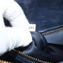 Miu Miu Matelasse Hand Bag Leather Navy Gold Auth 201903V-24