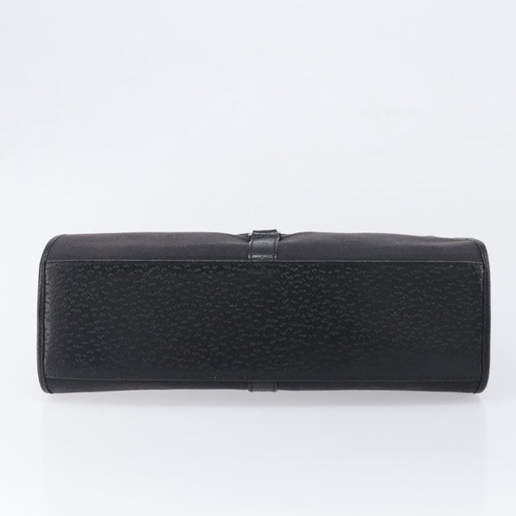 GUCCI Jackie Hand Bag Canvas Black Silver 002 1067 Auth 201904
