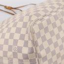 LOUIS VUITTON Damier Azur Neverfull GM Tote Bag N41360 LV Auth 201906-13