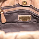 Miu Miu Hand Bag Vitellolux 2way Brown Gold Auth 201908-18