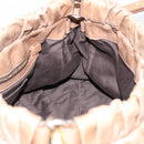 Miu Miu Hand Bag Vitellolux 2way Brown Gold Auth 201908-19