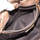Miu Miu Hand Bag Vitellolux 2way Brown Gold Auth 201908-22