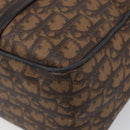 Christian Dior Trotter Canvas Chain Bag PVC Romantic Brown Silver Auth 201909V-10