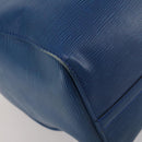 LOUIS VUITTON Epi Keepall 45 Boston Bag Blue M42975 LV Auth 201910-11