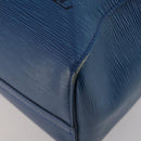 LOUIS VUITTON Epi Keepall 45 Boston Bag Blue M42975 LV Auth 201910-12