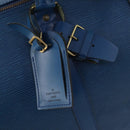 LOUIS VUITTON Epi Keepall 45 Boston Bag Blue M42975 LV Auth 201910-16