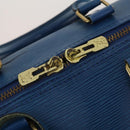 LOUIS VUITTON Epi Keepall 45 Boston Bag Blue M42975 LV Auth 201910-17