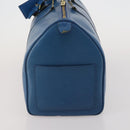 LOUIS VUITTON Epi Keepall 45 Boston Bag Blue M42975 LV Auth 201910-4