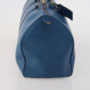 LOUIS VUITTON Epi Keepall 45 Boston Bag Blue M42975 LV Auth 201910-5